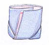 Складывание полотняной салфетки форма "Бонн". Фото